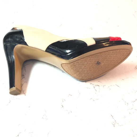 Bandolino Shoes patent leather ladies 8 1/2 3/$25 - Picture 3 of 5